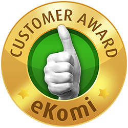 eKomi Gold Customer Award